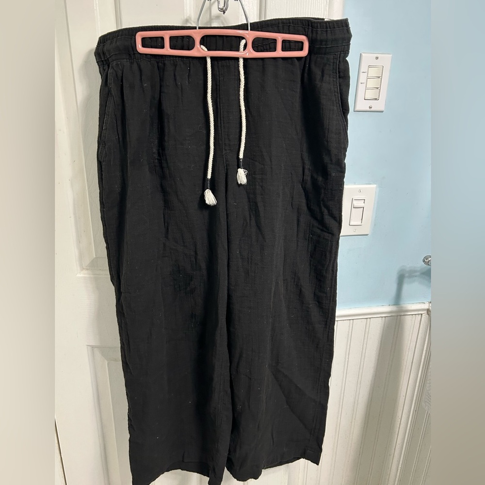Old Navy Linen blend wide leg pants. Large